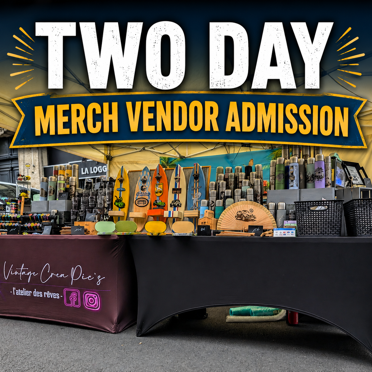 2 Day Merch Vendor Package
